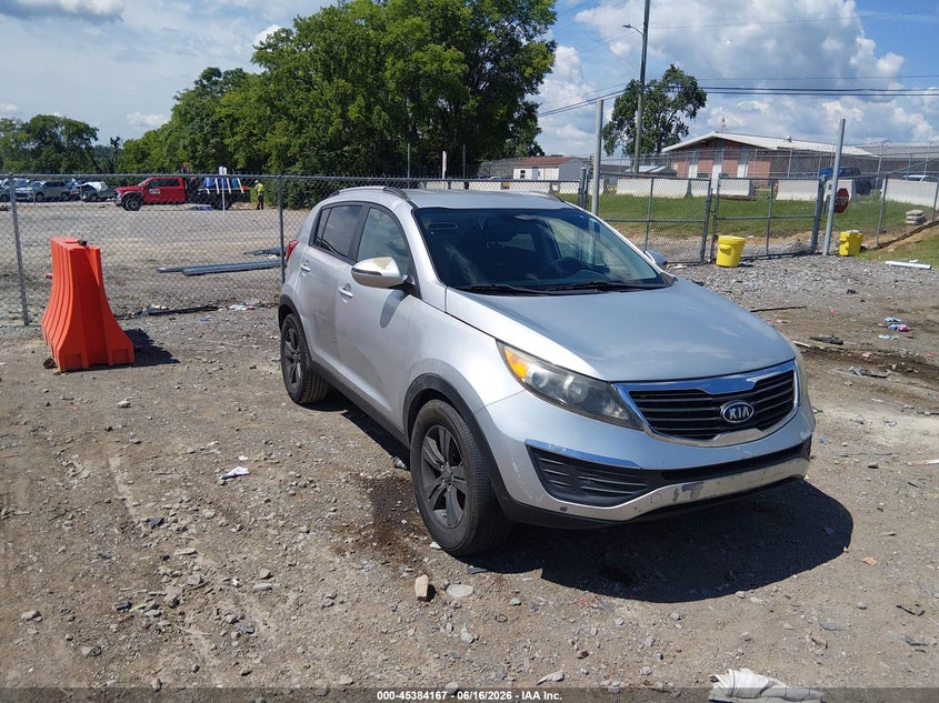 2011 Kia Sportage VIN KNDPB3A24B7054812 IAAI salvage auction — REAR END, Clear (Tennessee), sold $1,250 on 2026-07-16 (photo 1)