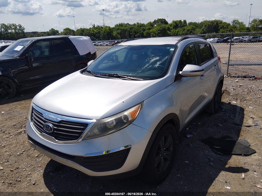2011 Kia Sportage VIN KNDPB3A24B7054812 IAAI salvage auction — REAR END, Clear (Tennessee), sold $1,250 on 2026-07-16 (photo 2)