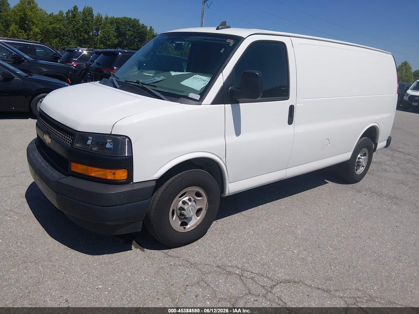 2018 Chevrolet Express 2500 VIN 1GCWGAFG5J1260955 IAAI salvage auction — NORMAL WEAR, Sf97 (Maryland), sold $20,600 on 2026-08-18 (photo 2)
