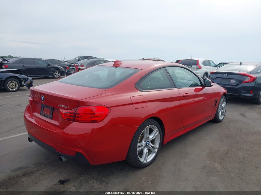 2017 BMW 4er VIN WBA4P3C39HK528766 IAAI salvage auction — LEFT SIDE, Salvage Title, sold $2,600 on 2026-07-29 (photo 4)