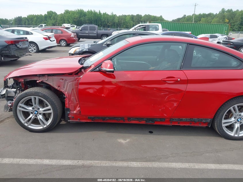 2017 BMW 4er VIN WBA4P3C39HK528766 IAAI salvage auction — LEFT SIDE, Salvage Title, sold $2,600 on 2026-07-29 (photo 6)