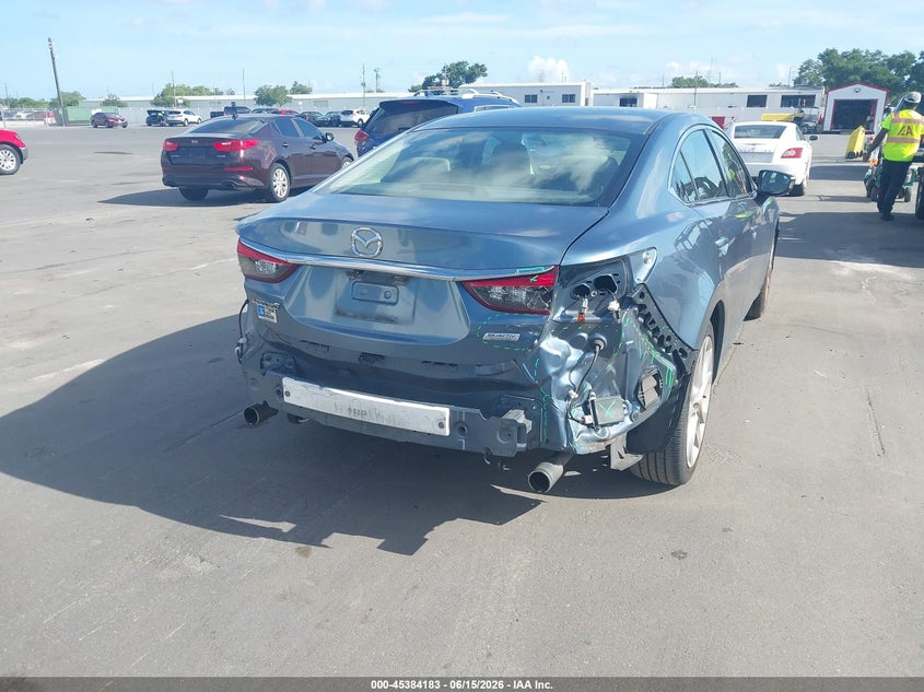 2014 Mazda 6 VIN JM1GJ1V69E1154626 IAAI salvage auction — REAR END, Rebuildable (Florida), sold $1,900 on 2026-07-13 (photo 4)