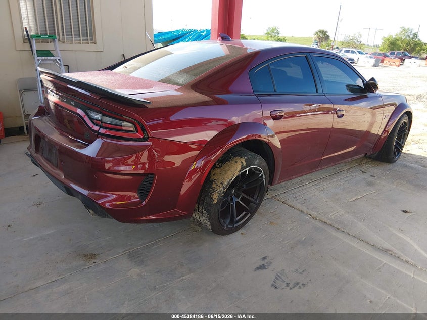 2023 Dodge Charger VIN 2C3CDXGJ8PH686761 IAAI salvage auction — REAR END, Salvage Title, sold $20,600 on 2026-10-08 (photo 4)