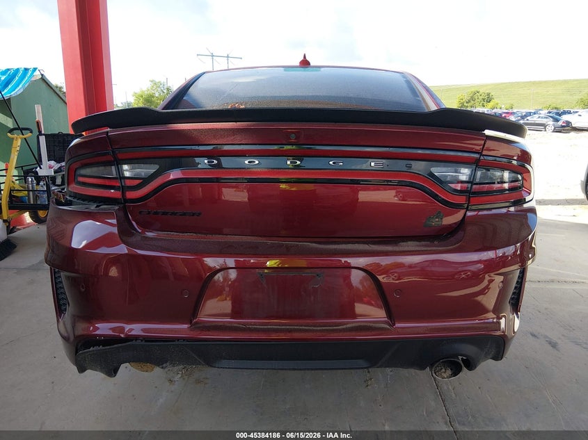 2023 Dodge Charger VIN 2C3CDXGJ8PH686761 IAAI salvage auction — REAR END, Salvage Title, sold $20,600 on 2026-10-08 (photo 6)