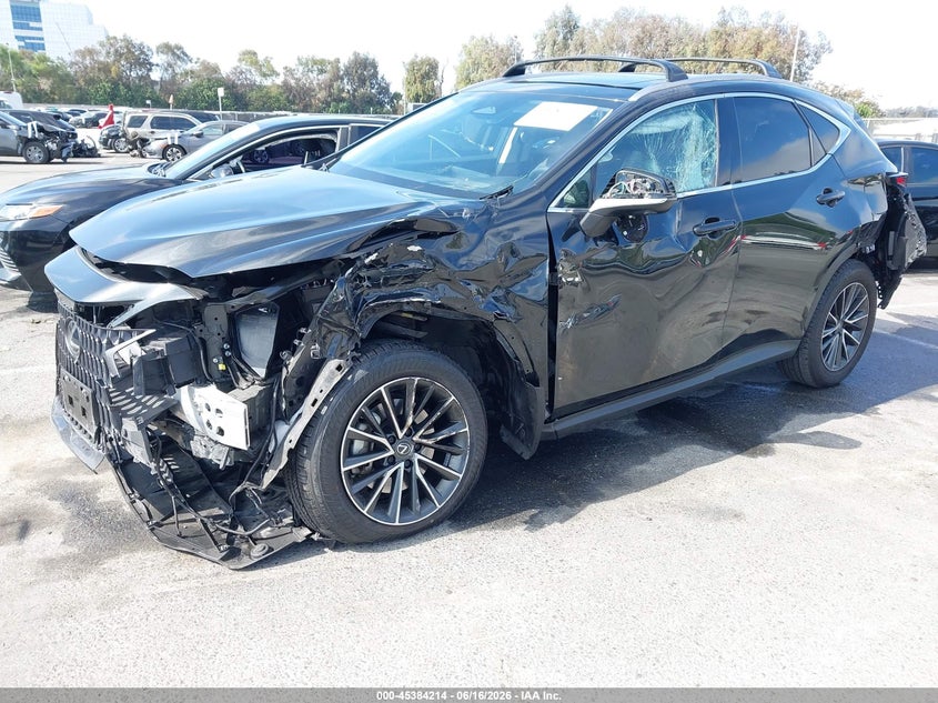 2025 Lexus Nx VIN JTJGKCEZ0S2048152 IAAI salvage auction — SIDE, Salvage (California), sold $8,700 on 2026-07-05 (photo 2)