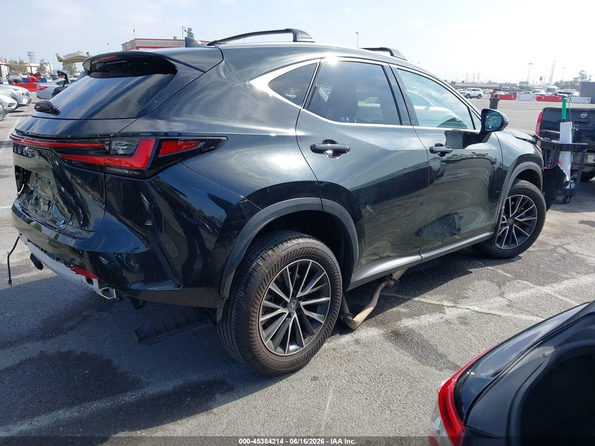 2025 Lexus Nx VIN JTJGKCEZ0S2048152 IAAI salvage auction — SIDE, Salvage (California), sold $8,700 on 2026-07-05 (photo 4)