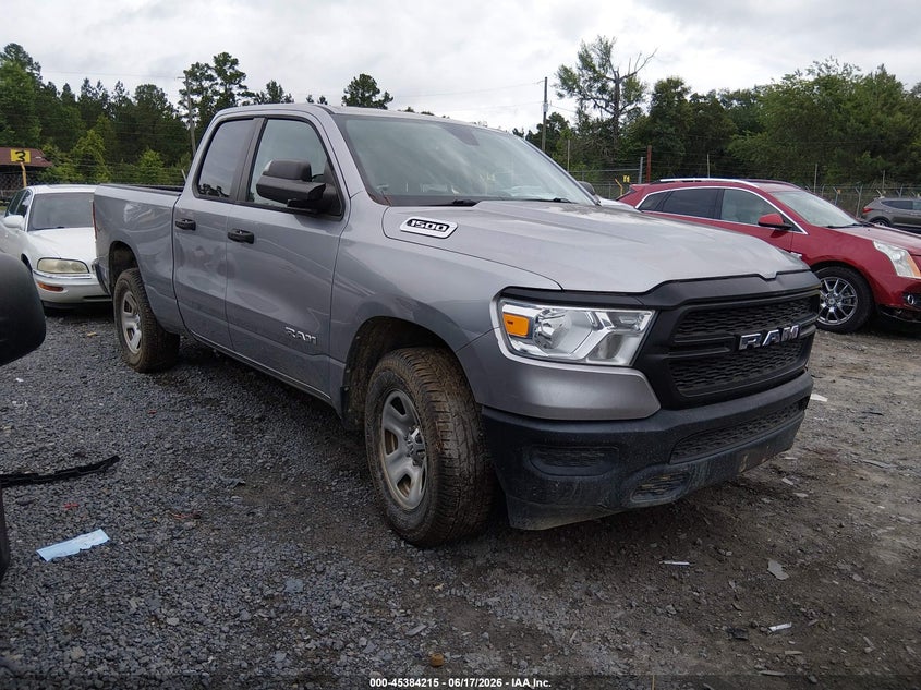 2019 Ram 1500 VIN 1C6RRFCG2KN678304 IAAI salvage auction — ENGINE DAMAGE, Clear (South Carolina), sold $6,500 on 2026-08-01 (photo 1)