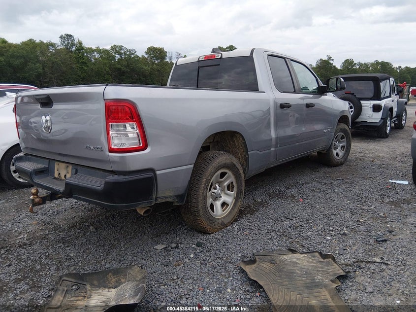 2019 Ram 1500 VIN 1C6RRFCG2KN678304 IAAI salvage auction — ENGINE DAMAGE, Clear (South Carolina), sold $6,500 on 2026-08-01 (photo 4)