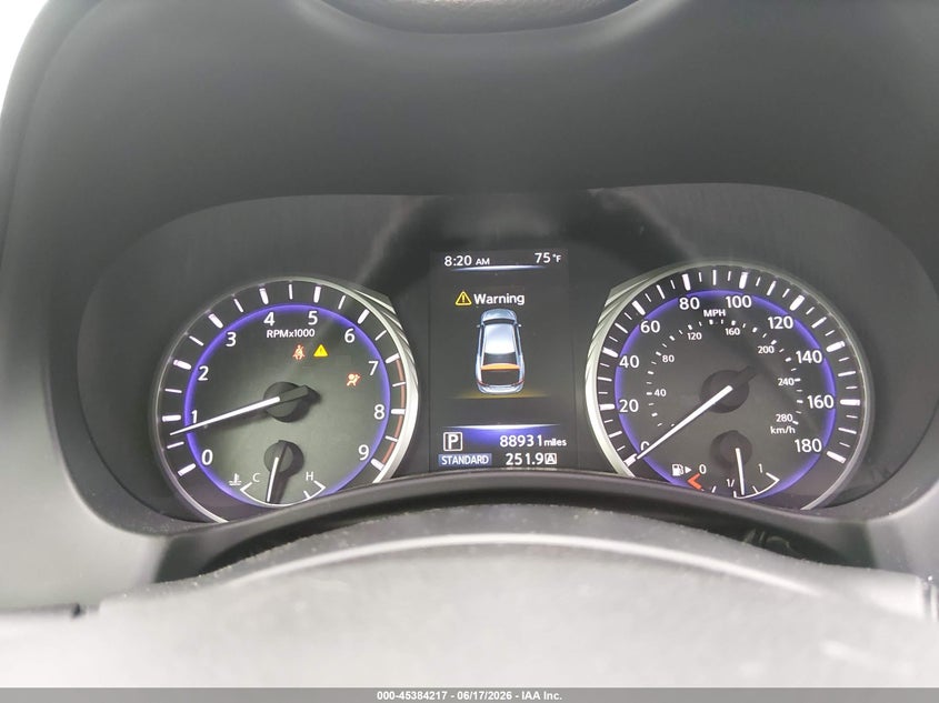 2016 Infiniti Q50 VIN JN1EV7AP5GM301672 IAAI salvage auction — REAR END, Salvage (Idaho), sold $3,450 on 2026-07-14 (photo 7)