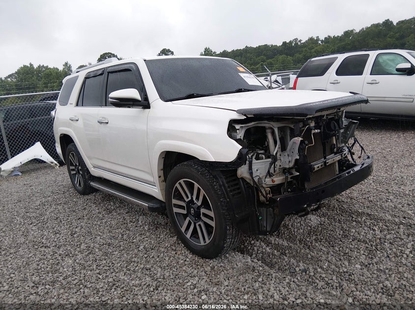 2018 Toyota 4runner VIN JTEBU5JRXJ5521069 IAAI salvage auction — FRONT END, Salvage (Alabama), sold $19,600 on 2026-07-25 (photo 1)