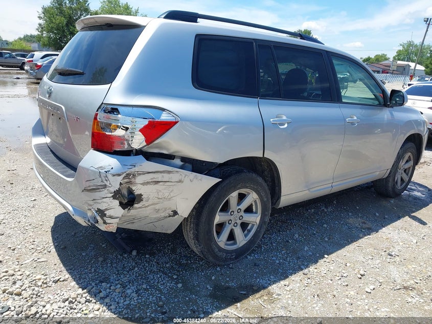 2008 Toyota Highlander VIN JTEDS41A682041092 IAAI salvage auction — UNKNOWN, Salvage (Illinois), sold $1,300 on 2026-07-28 (photo 4)