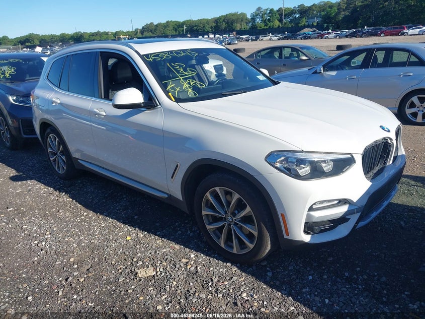 2019 BMW X3 VIN 5UXTR9C51KLE20447 IAAI salvage auction — FRONT & REAR, Salvage Title, sold $5,700 on 2026-07-28 (photo 1)