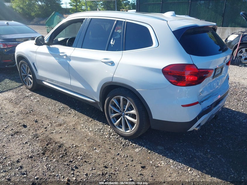 2019 BMW X3 VIN 5UXTR9C51KLE20447 IAAI salvage auction — FRONT & REAR, Salvage Title, sold $5,700 on 2026-07-28 (photo 3)