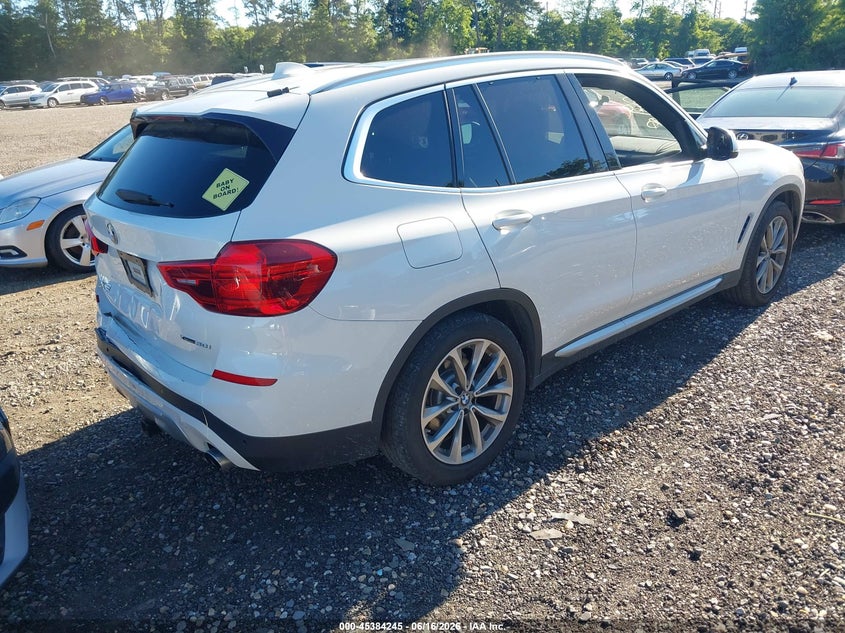 2019 BMW X3 VIN 5UXTR9C51KLE20447 IAAI salvage auction — FRONT & REAR, Salvage Title, sold $5,700 on 2026-07-28 (photo 4)