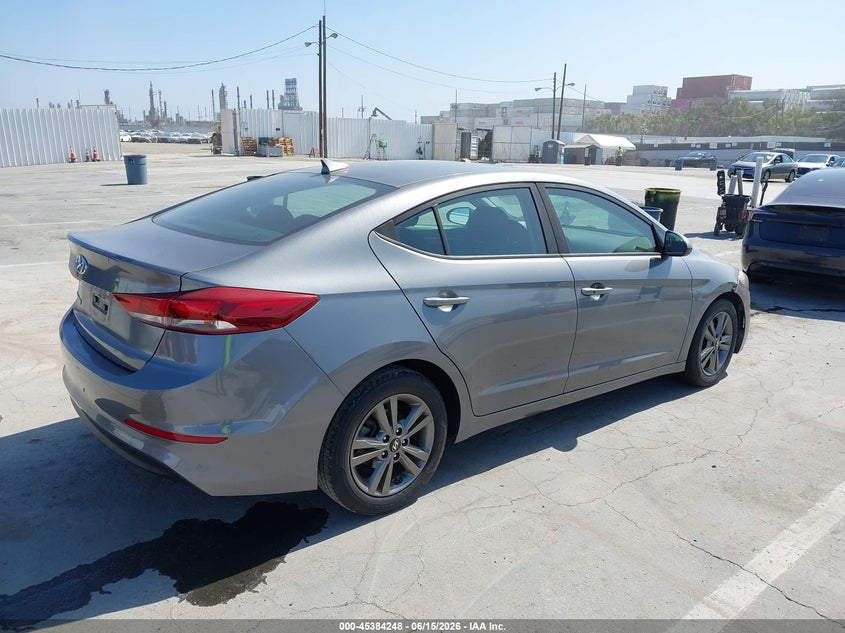 2018 Hyundai Elantra VIN 5NPD84LF1JH285636 IAAI salvage auction — FRONT END, Salvage (California), sold $3,550 on 2026-07-05 (photo 4)