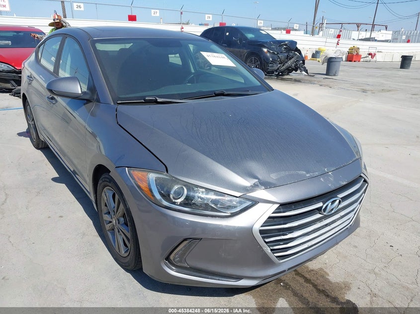 2018 Hyundai Elantra VIN 5NPD84LF1JH285636 IAAI salvage auction — FRONT END, Salvage (California), sold $3,550 on 2026-07-05 (photo 6)