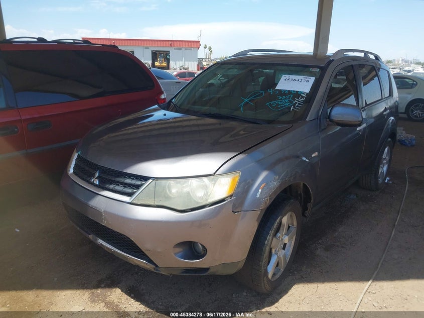 2007 Mitsubishi Outlander VIN JA4MS41X87U004471 IAAI salvage auction — NORMAL WEAR, Clear (Arizona), sold $300 on 2026-07-14 (photo 2)