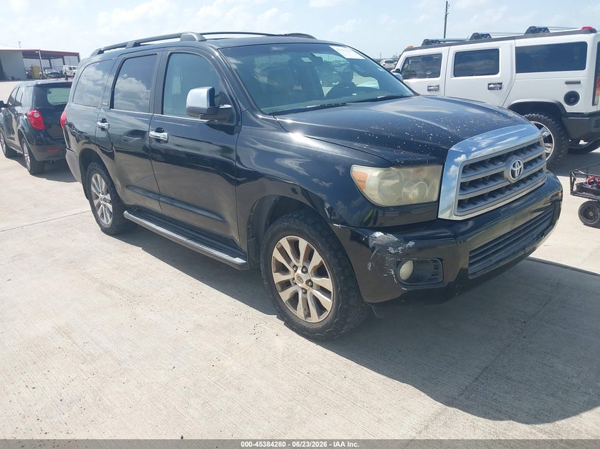 2008 Toyota Sequoia VIN 5TDZY68A38S000440 IAAI salvage auction — NORMAL WEAR, Original (Texas), sold $2,850 on 2026-07-17 (photo 1)