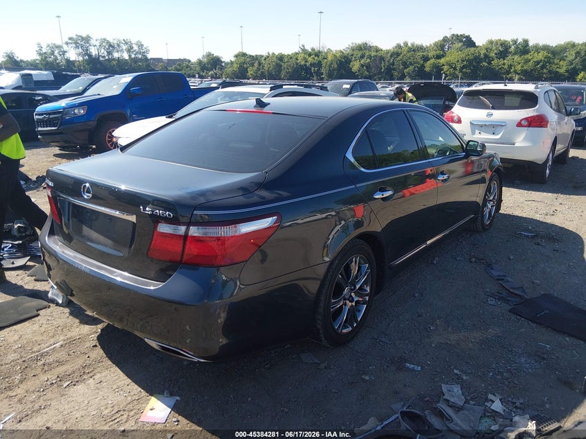 2007 Lexus Ls 460 VIN JTHBL46FX75018522 IAAI salvage auction — FRONT END, Salvage (Tennessee), sold $1,650 on 2026-07-30 (photo 4)