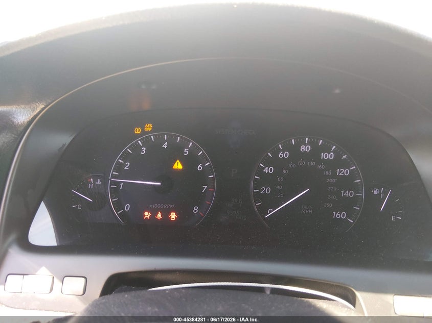 2007 Lexus Ls 460 VIN JTHBL46FX75018522 IAAI salvage auction — FRONT END, Salvage (Tennessee), sold $1,650 on 2026-07-30 (photo 7)