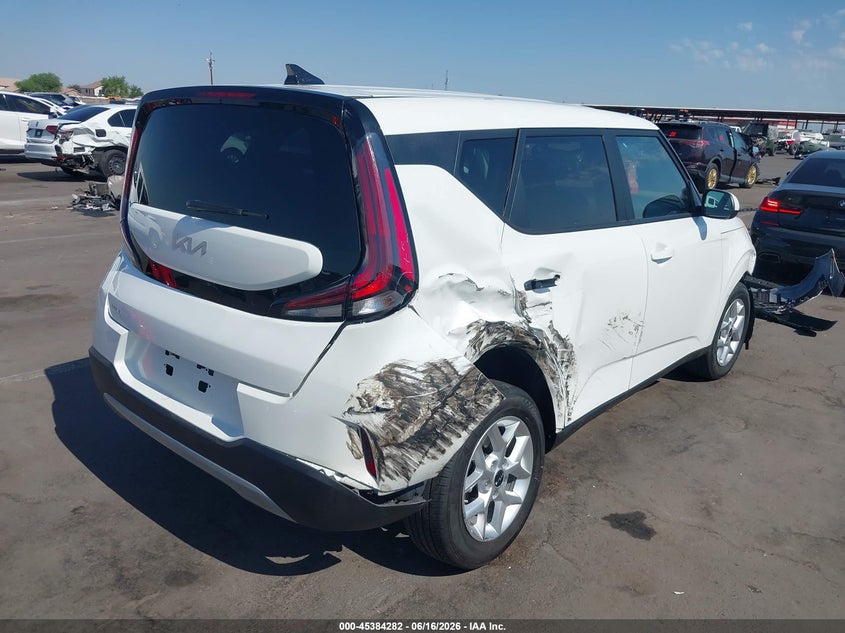 2025 Kia Soul VIN KNDJ23AU1S7958303 IAAI salvage auction — FRONT END, Salvage (Arizona), sold $4,850 on 2026-07-28 (photo 4)