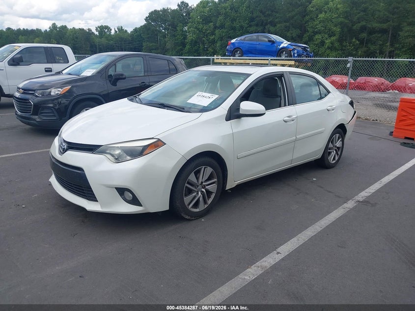 2015 Toyota Corolla VIN 5YFBPRHE4FP192546 IAAI salvage auction — REAR END, Salvage (North Carolina), sold $3,300 on 2026-07-15 (photo 2)
