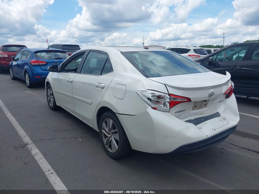 2015 Toyota Corolla VIN 5YFBPRHE4FP192546 IAAI salvage auction — REAR END, Salvage (North Carolina), sold $3,300 on 2026-07-15 (photo 3)