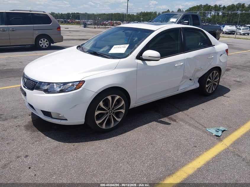 2012 Kia Forte VIN KNAFW4A37C5588802 IAAI salvage auction — LEFT SIDE, Salvage Title, sold $475 on 2026-07-29 (photo 2)