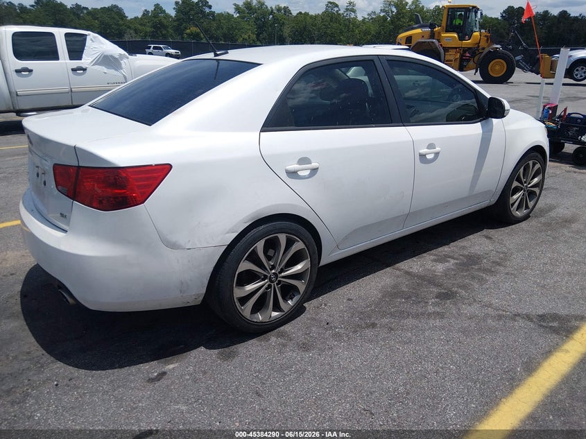 2012 Kia Forte VIN KNAFW4A37C5588802 IAAI salvage auction — LEFT SIDE, Salvage Title, sold $475 on 2026-07-29 (photo 4)