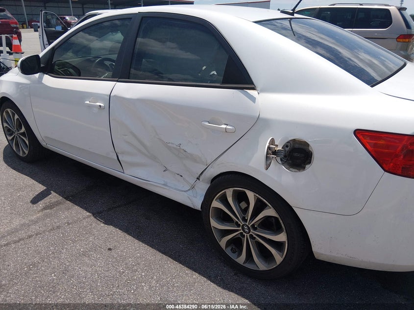 2012 Kia Forte VIN KNAFW4A37C5588802 IAAI salvage auction — LEFT SIDE, Salvage Title, sold $475 on 2026-07-29 (photo 6)