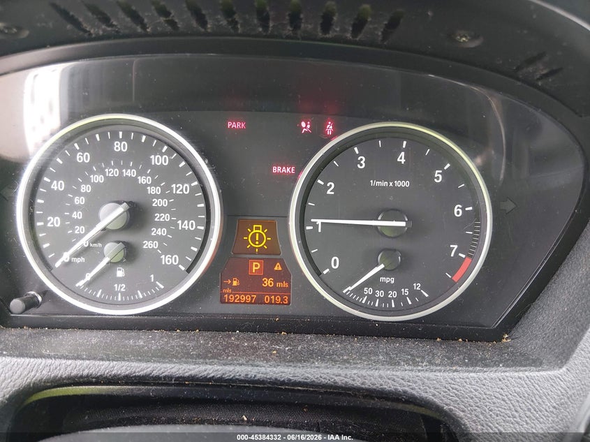 2012 BMW X5 VIN 5UXZV4C56CL764458 IAAI salvage auction — FRONT END, Salvage (North Carolina), sold $25 on 2026-07-29 (photo 7)