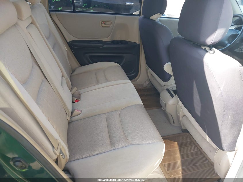 2003 Toyota Highlander VIN JTEHF21AX30130338 IAAI salvage auction — NORMAL WEAR, Clear (Florida), sold $1,100 on 2026-07-16 (photo 8)
