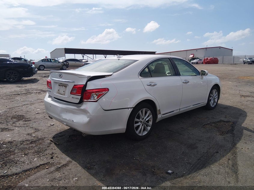 2010 Lexus Es 350 VIN JTHBK1EG4A2389745 IAAI salvage auction — REAR END, Salvage (Mississippi), sold $925 on 2026-07-08 (photo 4)