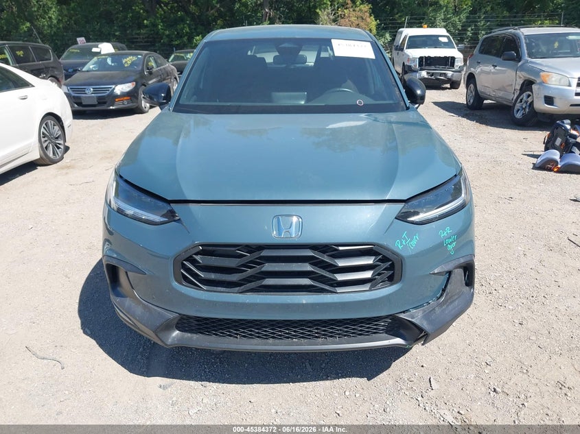 2024 Honda Hr-v VIN 3CZRZ2H5XRM737297 IAAI salvage auction — FRONT & REAR, Salvage (Indiana), sold $7,000 on 2026-07-18 (photo 6)