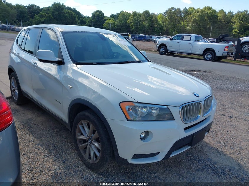 2013 BMW X3 VIN 5UXWX9C50D0A25330 IAAI salvage auction — NORMAL WEAR, Clear-Dealer Only (North Carolina), sold $775 on 2026-07-13 (photo 1)