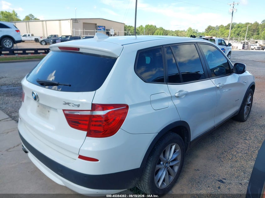 2013 BMW X3 VIN 5UXWX9C50D0A25330 IAAI salvage auction — NORMAL WEAR, Clear-Dealer Only (North Carolina), sold $775 on 2026-07-13 (photo 4)