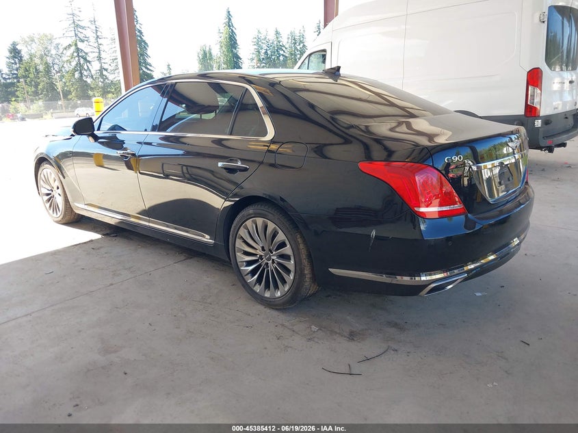 2017 Genesis G90 VIN KMHG34JA5HU021866 IAAI salvage auction — FRONT END, Salvage Title, sold $3,000 on 2026-10-07 (photo 3)
