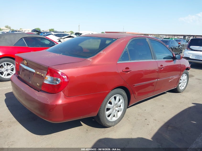 2002 Toyota Camry VIN JTDBF30K020038079 IAAI salvage auction — RIGHT FRONT, Salvage (Arizona), sold $650 on 2026-07-14 (photo 4)