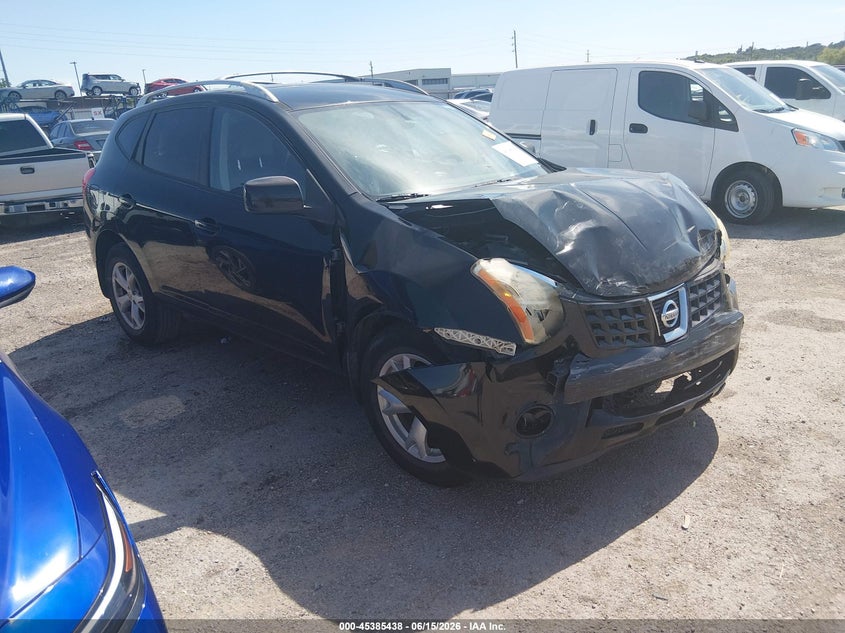 2008 Nissan Rogue VIN JN8AS58T88W300120 IAAI salvage auction — FRONT END, Junk (Oklahoma), sold $400 on 2026-07-14 (photo 1)
