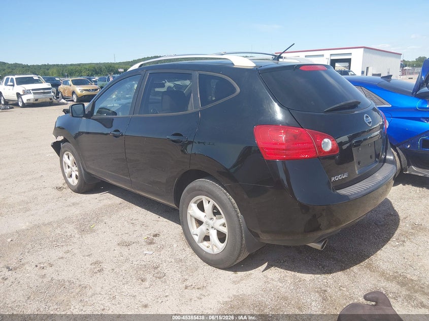 2008 Nissan Rogue VIN JN8AS58T88W300120 IAAI salvage auction — FRONT END, Junk (Oklahoma), sold $400 on 2026-07-14 (photo 3)