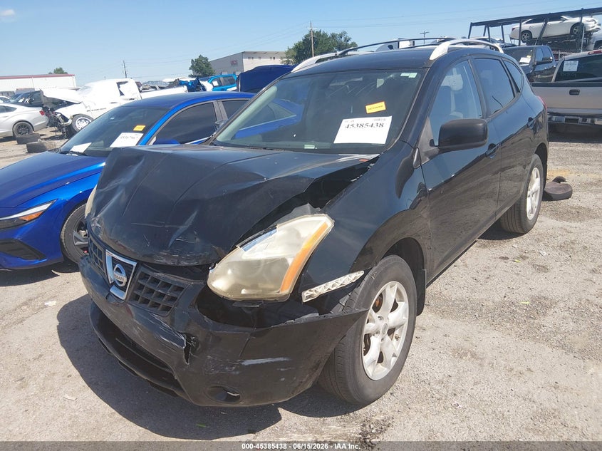 2008 Nissan Rogue VIN JN8AS58T88W300120 IAAI salvage auction — FRONT END, Junk (Oklahoma), sold $400 on 2026-07-14 (photo 6)