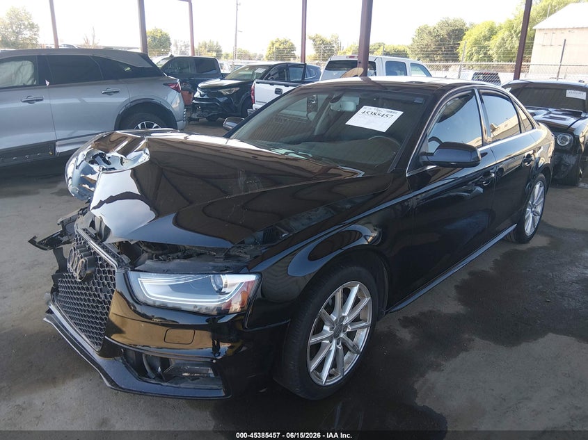 2016 Audi A4 VIN WAUBFAFL4GN013083 IAAI salvage auction — FRONT & REAR, Salvage Title, sold $575 on 2026-07-28 (photo 2)