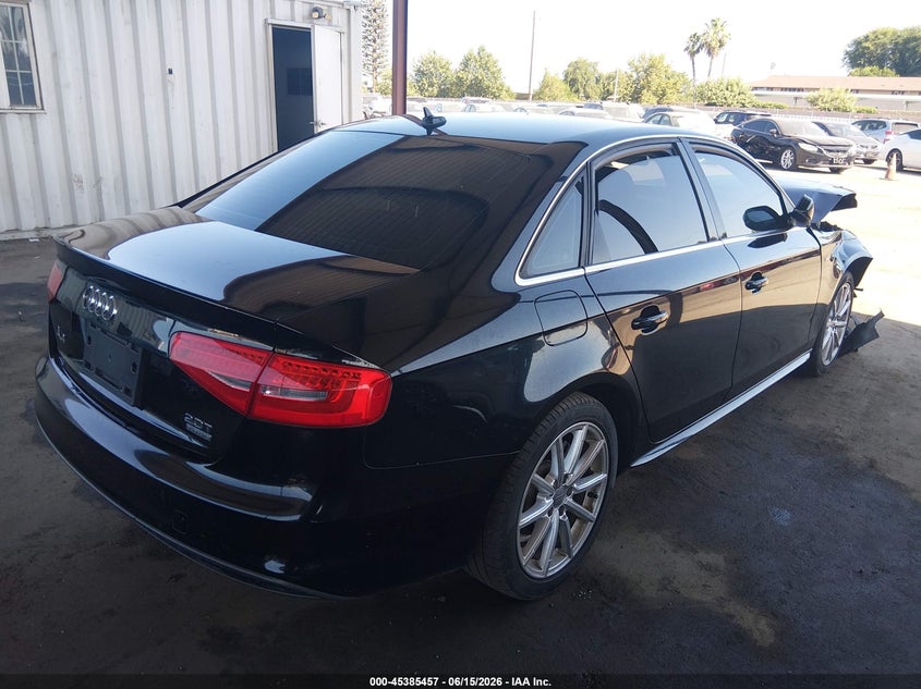 2016 Audi A4 VIN WAUBFAFL4GN013083 IAAI salvage auction — FRONT & REAR, Salvage Title, sold $575 on 2026-07-28 (photo 4)