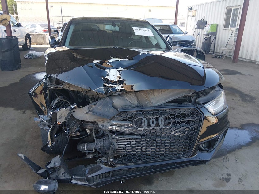 2016 Audi A4 VIN WAUBFAFL4GN013083 IAAI salvage auction — FRONT & REAR, Salvage Title, sold $575 on 2026-07-28 (photo 6)