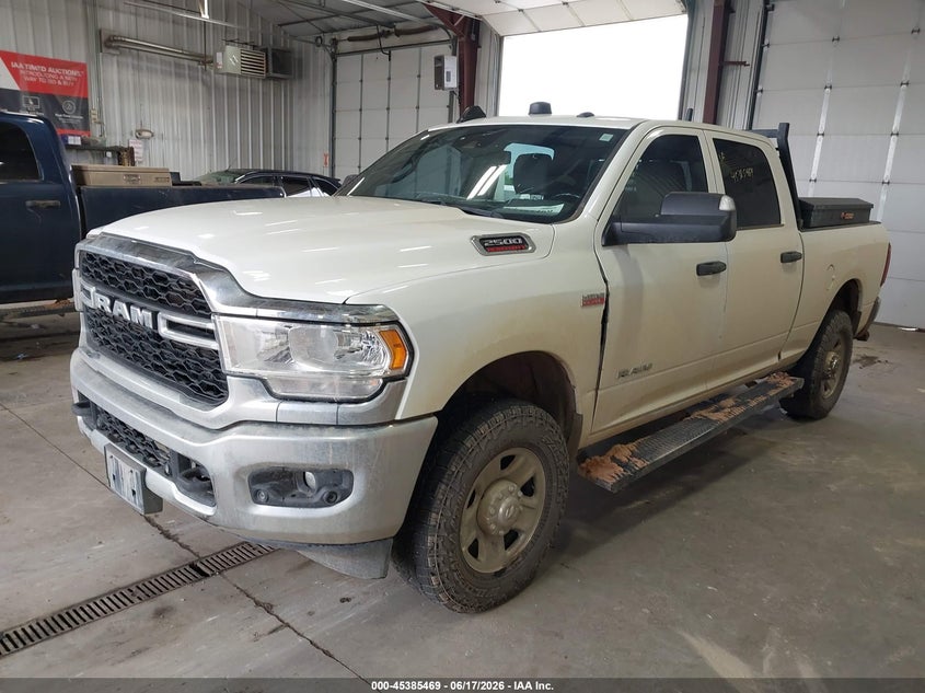 2022 Ram 2500 VIN 3C6UR5CJ8NG272010 IAAI salvage auction — RIGHT SIDE, Clear (North Dakota), sold $10,450 on 2026-07-30 (photo 2)
