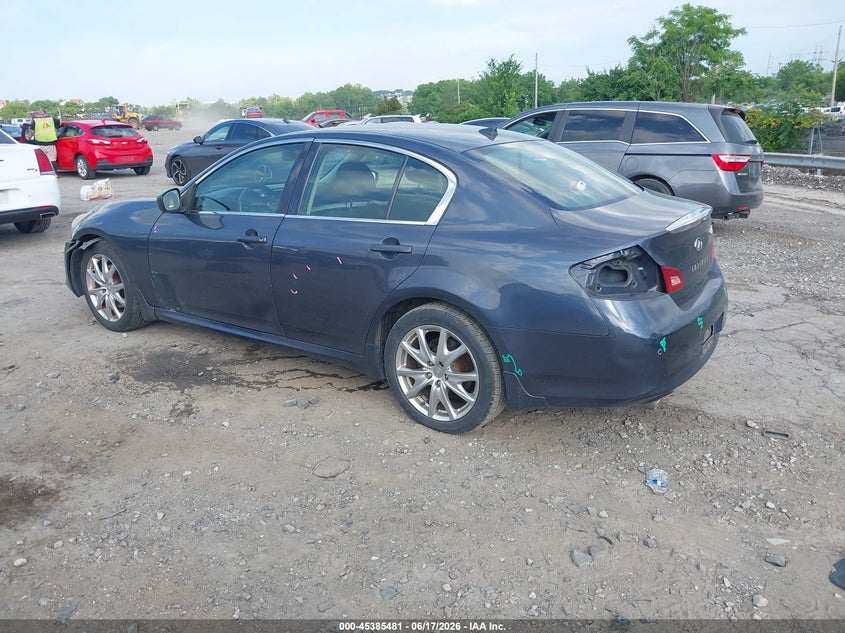 2013 Infiniti G VIN JN1CV6AR9DM759598 IAAI salvage auction — REAR END, Salvage (Pennsylvania), sold $1,200 on 2026-07-07 (photo 3)