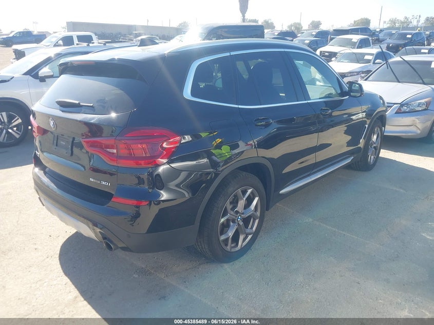 2021 BMW X3 VIN 5UXTY3C03M9H51194 IAAI salvage auction — FRONT END, Salvage (California), sold $8,800 on 2026-07-10 (photo 4)