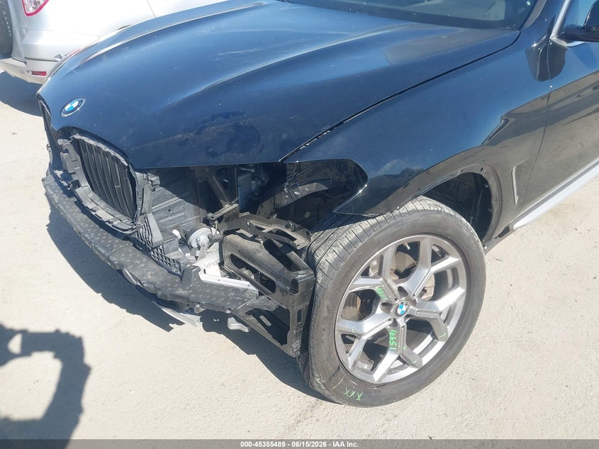 2021 BMW X3 VIN 5UXTY3C03M9H51194 IAAI salvage auction — FRONT END, Salvage (California), sold $8,800 on 2026-07-10 (photo 6)