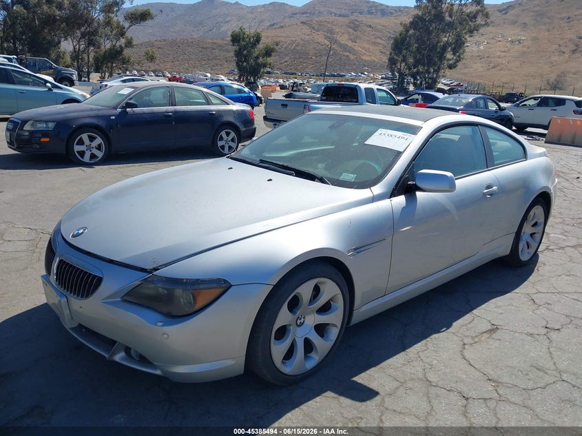 2007 BMW 6 series VIN WBAEH13597CR53209 IAAI salvage auction — NORMAL WEAR, Clear - Dealer Only (California), sold $550 on 2026-07-21 (photo 2)