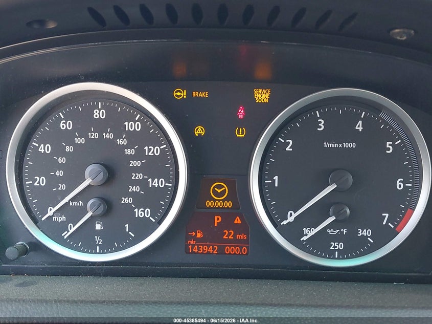 2007 BMW 6 series VIN WBAEH13597CR53209 IAAI salvage auction — NORMAL WEAR, Clear - Dealer Only (California), sold $550 on 2026-07-21 (photo 7)